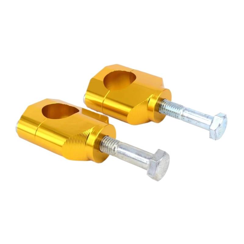 CLWYWUL Motorrad Lenkerklemme Kompatibel Mit Für KX250 KX450 2019–2020 Für KX450F 2006–2018 Für RMZ250 2005–2006 CNC-Lenkerhalterung Für Motorräder Fat Bar Clamp 28 Mm(Yellow) von CLWYWUL