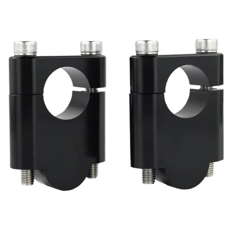 CLWYWUL Motorrad Lenkerklemme Kompatibel Mit St1100 1991-2002 Für CRF70F 2004-2016 Für CRF110F 2013-2025 22mm 7/8 "Lenkererhöhungen Halterungsklemmen(Black,40mm) von CLWYWUL