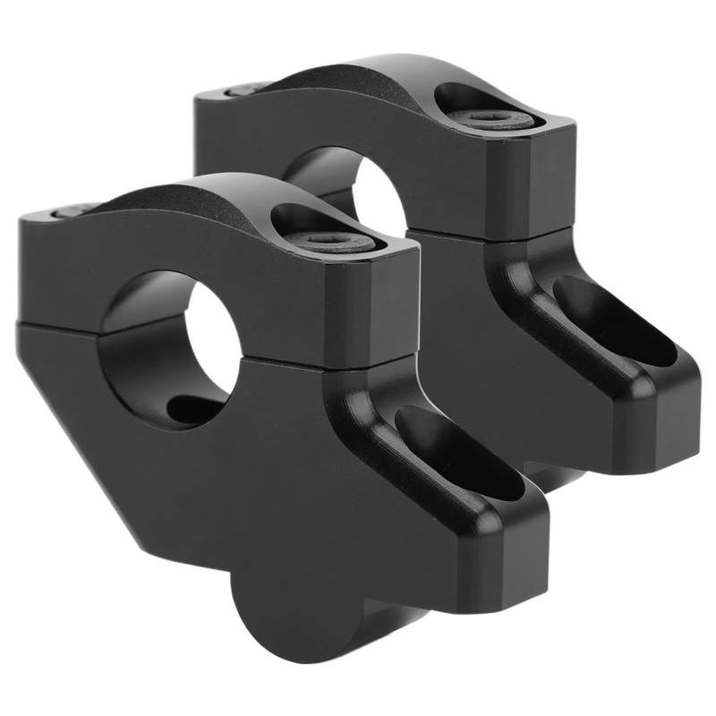 CLWYWUL Motorrad Lenkerklemme Kompatibel Mit Suzuki Für V-Strom 250 2010-2024 Für 650 Für DL650 2004-2024 Motorrad 22mm 7/8 "Lenkerhalterung Riser Offset Extend Erhöht(Black) von CLWYWUL