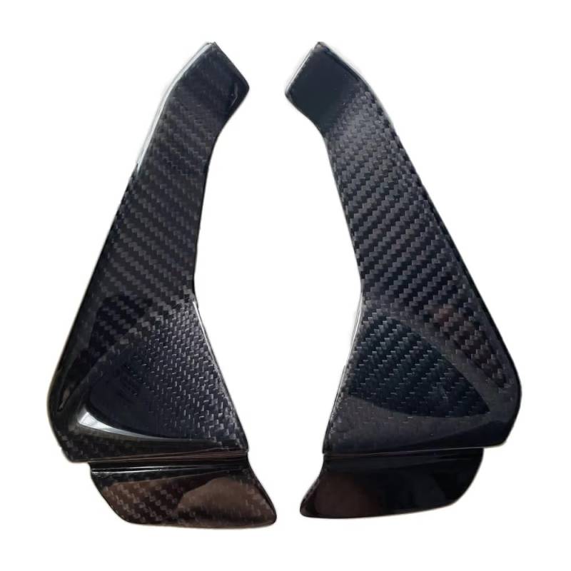 CLWYWUL Motorrad Spoiler Flügel Kompatibel Mit Aprilia Für RS660 2021-2023 Neuer Für Naked Front Spoiler Winglet Aerodynamischer Für Wing Kit Spoiler Echt Carbon Fiber Für Naked Front Spoiler von CLWYWUL