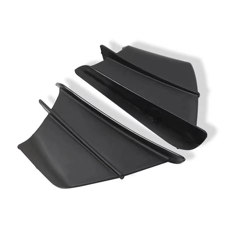 CLWYWUL Motorrad Spoiler Flügel Kompatibel Mit Aprilia Für RSV4 X Für RSV4 Für RSV4 Factory Für Tuono V4 Motorrad-Seiten-Winglet-Spoiler Windfluss-Befestigungsflügel-Frontverkleidung(Black) von CLWYWUL