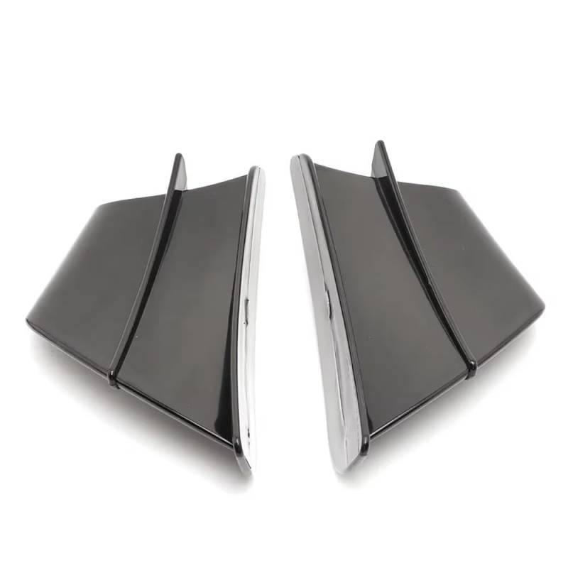 CLWYWUL Motorrad Spoiler Flügel Kompatibel Mit Benelli Für TRK 502 Für TRK 502x Für TNT125 Für TNT300 Für TNT600 Zubehör Seitenverkleidung Winglet Aerodynamisches Flügel-Kit 1 Paar(Black) von CLWYWUL