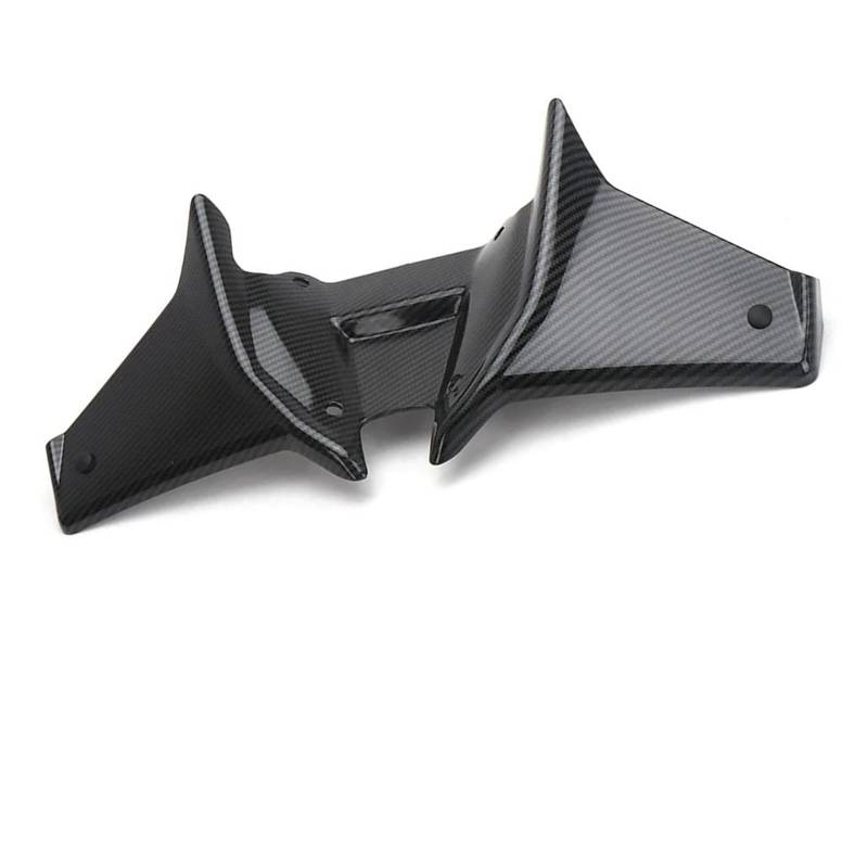 CLWYWUL Motorrad Spoiler Flügel Kompatibel Mit CB750 Für Hornet 2023 2024 Motorrad Frontal Downforce Spoiler Winglet Aerodynamische Flügel Front Spoiler Kit(Carbon Fiber) von CLWYWUL