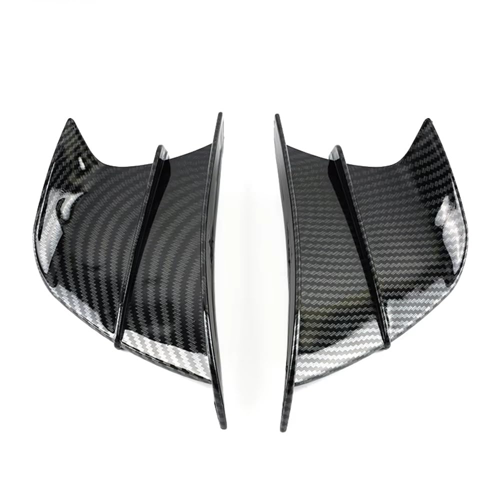 CLWYWUL Motorrad Spoiler Flügel Kompatibel Mit CBR650R Für CBR 600 Für F2 Für F3 Für F4 Motorrad-Winglets Aerodynamischer Flügelsatz Spoiler Aerodynamischer Seitenflügel-Flossenspoiler(Carbon Fibre) CLWYWUL Motorrad Spoiler Flügel Kompatibel Mit CBR650R Für CBR 600 Für F2 Für F3 Für F4 Motorrad-Winglets Aerodynamischer Flügelsatz Spoiler Aerodynamischer Seitenflügel-Flossenspoiler(Carbon Fibre) von CLWYWUL