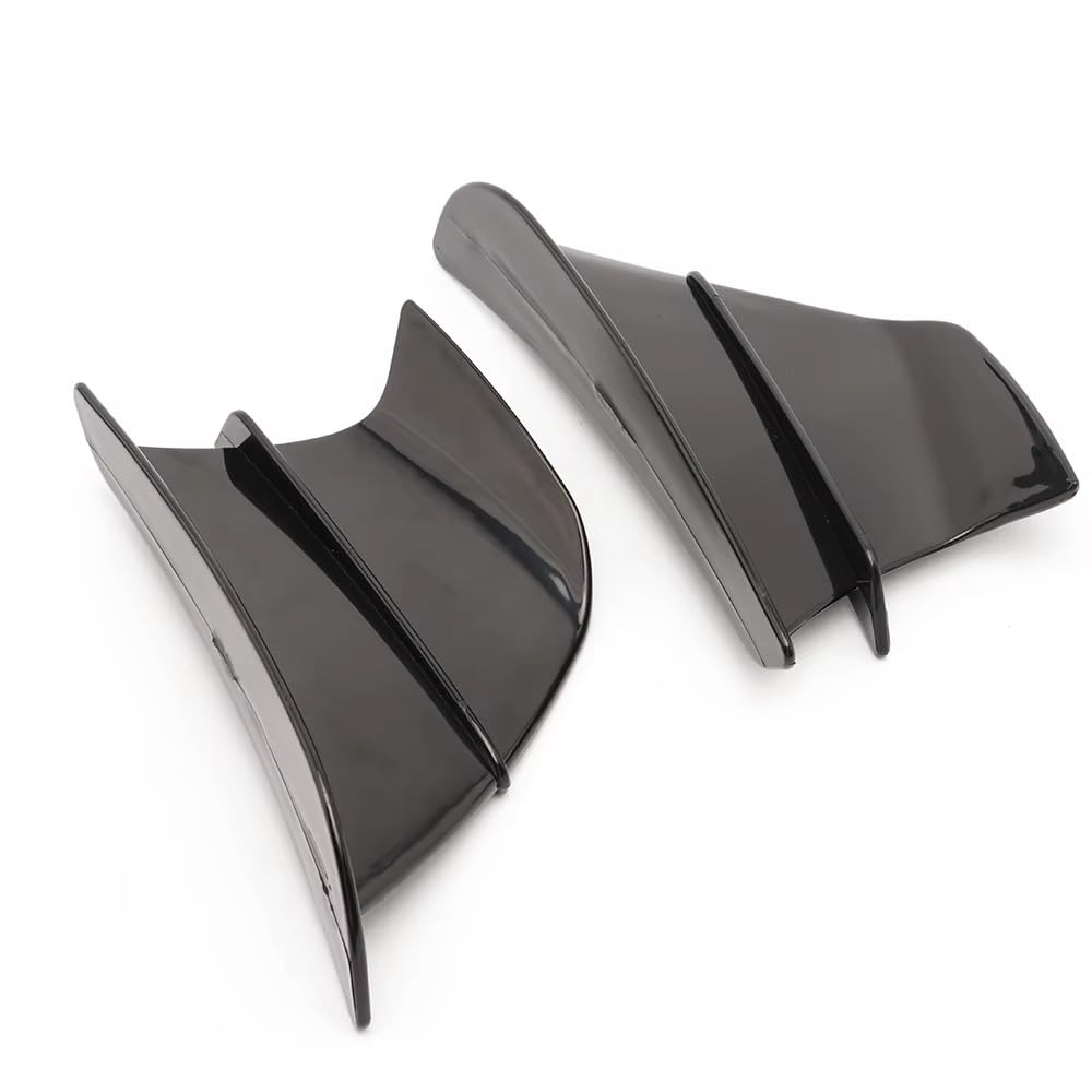 CLWYWUL Motorrad Spoiler Flügel Kompatibel Mit CBR650R Für CBR500R Für CBR 1000 Für CBR 650F RR Winglet Aerodynamisches Flügel-Kit Spoiler-Zubehör Winglet Spoiler-Zubehör(Black) von CLWYWUL