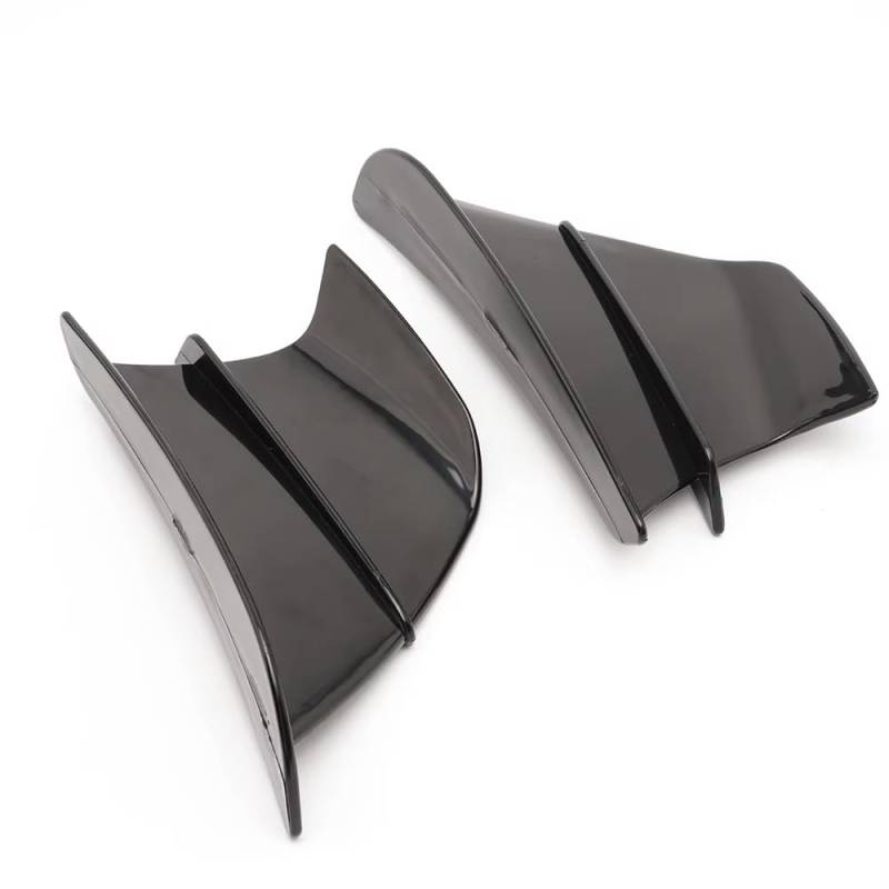 CLWYWUL Motorrad Spoiler Flügel Kompatibel Mit CBR650R Für CBR500R Für CBR 1000 Für CBR 650F RR Winglet Aerodynamisches Flügel-Kit Spoiler-Zubehör Winglet Spoiler-Zubehör(Black) von CLWYWUL