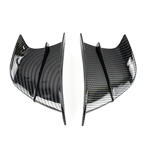 CLWYWUL Motorrad Spoiler Flügel Kompatibel Mit Ducati Für Panigale V4 Für Panigale 899 Für Panigale 959 Motorradzubehör Winglet Aerodynamisches Flügelkit Spoiler(Carbon Look) von CLWYWUL