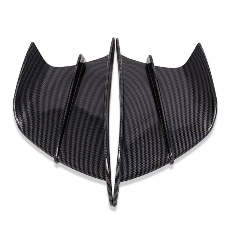 CLWYWUL Motorrad Spoiler Flügel Kompatibel Mit Ducati Für Panigale V4 Für Panigale V4S Für Panigale V2 Für 899 Für 959 Für 1198 Motorrad Winglet Aerodynamischer Flügelsatz Spoiler(FY-001-B) von CLWYWUL