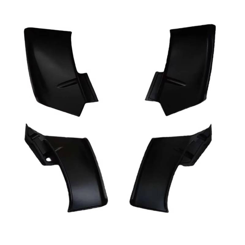 CLWYWUL Motorrad Spoiler Flügel Kompatibel Mit Ducati Für V4 Für V4S 2021 2022 2023 Winglets Wings Spoiler Fxed Für Motorrad Körper Winglet Für Wing Kit(Matte Black) von CLWYWUL