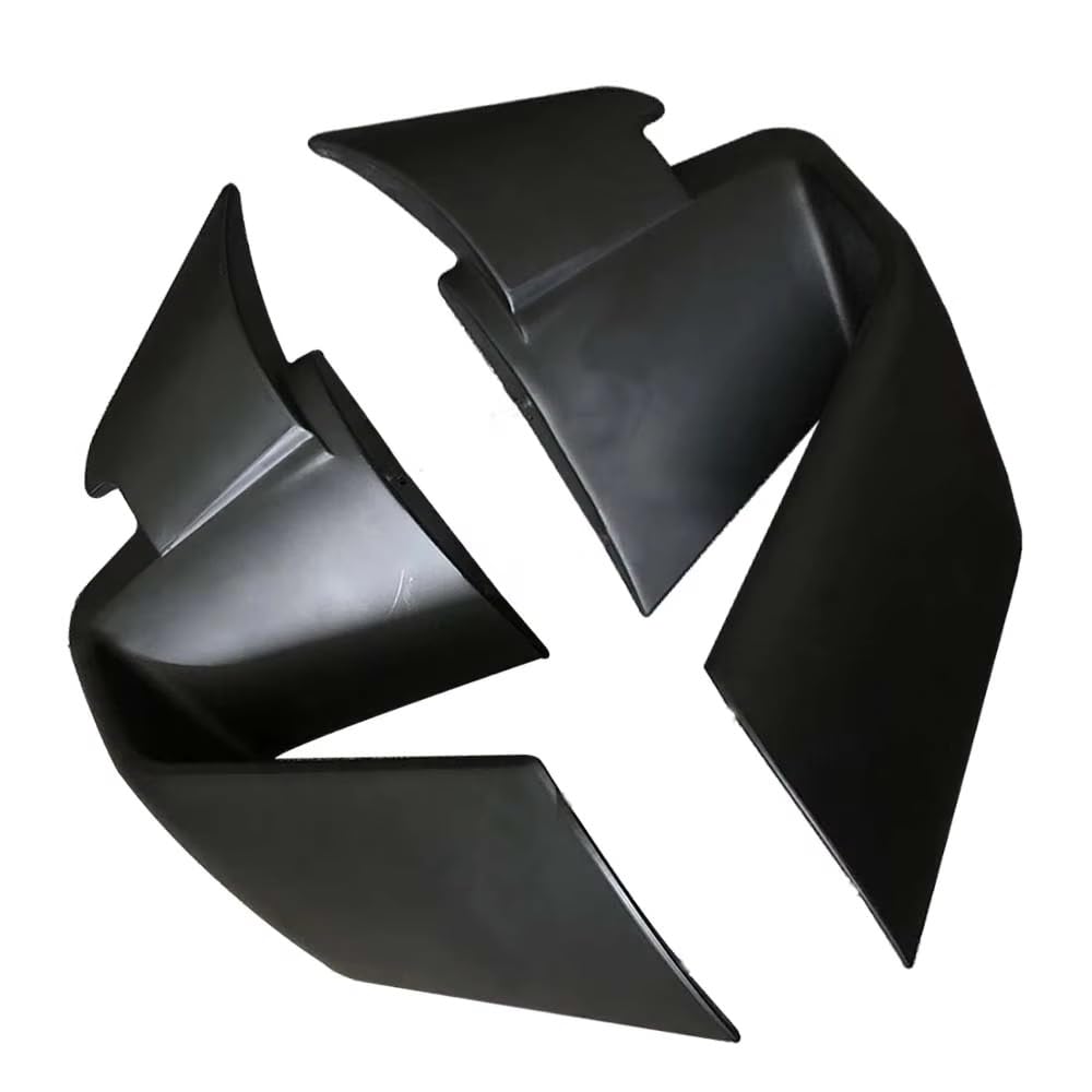 CLWYWUL Motorrad Spoiler Flügel Kompatibel Mit Für S1000RR 2019 2020 2021 2022 Motorradteile Verkleidungsdeflektor Flügel Winglet Motorrad Seitenspoiler(Matte Black) von CLWYWUL
