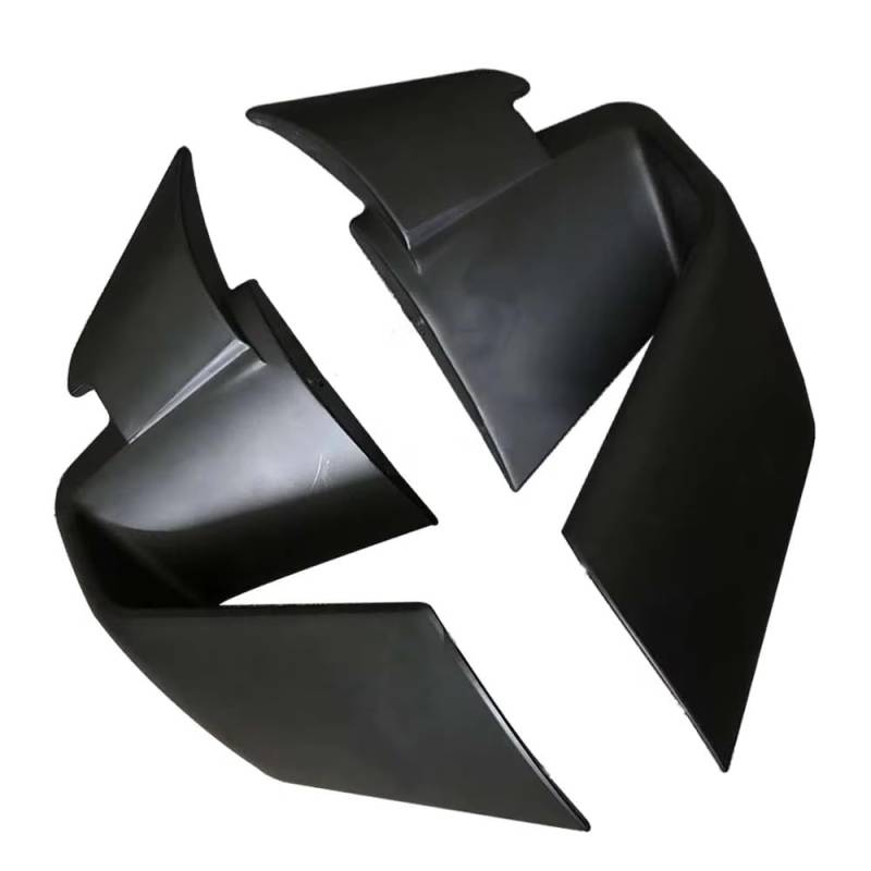 CLWYWUL Motorrad Spoiler Flügel Kompatibel Mit Für S1000RR 2019 2020 2021 2022 Motorradteile Verkleidungsdeflektor Flügel Winglet Motorrad Seitenspoiler(Matte Black) von CLWYWUL