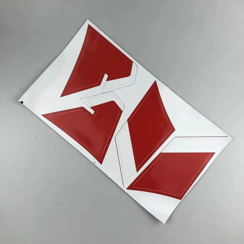 CLWYWUL Motorrad Spoiler Flügel Kompatibel Mit Für S1000RR 2019 2020 2021 2022 Motorradteile Verkleidungsdeflektor Flügel Winglet Motorrad Seitenspoiler(Red Sticker) von CLWYWUL