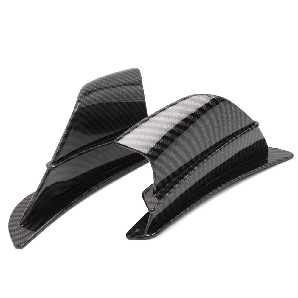 CLWYWUL Motorrad Spoiler Flügel Kompatibel Mit Ninja Für 250 Für Ninja Für 300 Für Ninja Für 400 Für Ninja Für 650 Verkleidungsseiten-Winglet-Flügel-Deflektor-Set Spoiler-Zubehör(Carbon Fiber Look) CLWYWUL Motorrad Spoiler Flügel Kompatibel Mit Ninja Für 250 Für Ninja Für 300 Für Ninja Für 400 Für Ninja Für 650 Verkleidungsseiten-Winglet-Flügel-Deflektor-Set Spoiler-Zubehör(Carbon Fiber Look) von CLWYWUL