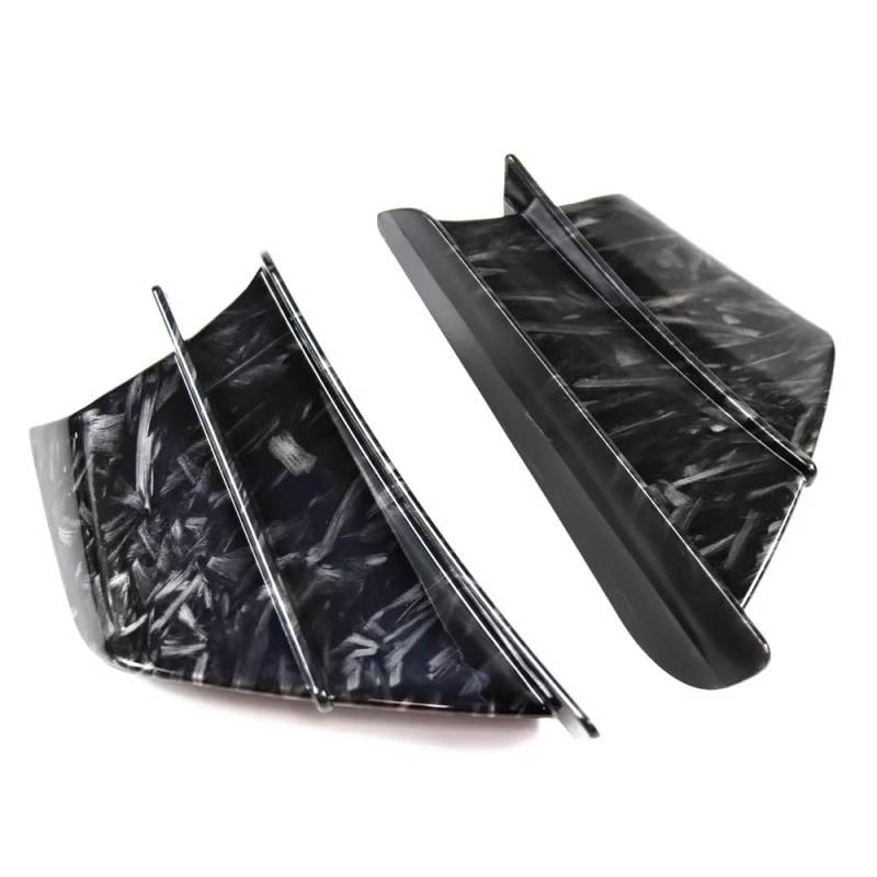 CLWYWUL Motorrad Spoiler Flügel Kompatibel Mit Ninja H2 Für H2R Motorrad Winglet Aerodynamische Für Wing Kit Spoiler Motorrad Winglet Aerodynamische Für Wing Kit Spoiler(Forged Look) von CLWYWUL