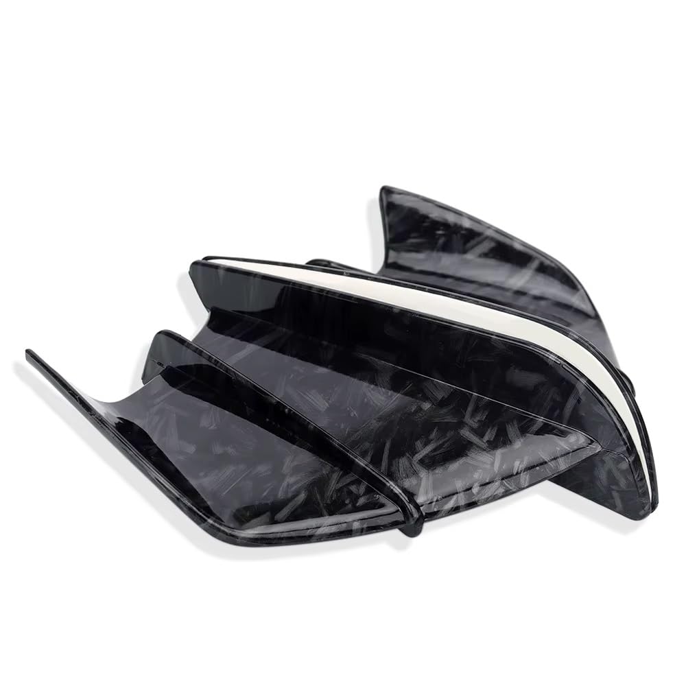 CLWYWUL Motorrad Spoiler Flügel Kompatibel Mit Ninja ZX6R 636 Für ZX-25R Für ZX6RR Für ZX-6 Für ZX10R Für ZX1400 Motorrad Winglet Aerodynamischer Flügelsatz Spoiler(D) von CLWYWUL