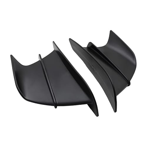 CLWYWUL Motorrad Spoiler Flügel Kompatibel Mit Suzuki Für GSX-R600 Für GSX-R750 Für GSX1300R Für Hayabusa Motorrad Winglet Aerodynamisches Flügelkit Spoiler Motorradspoiler(Matte Black) von CLWYWUL