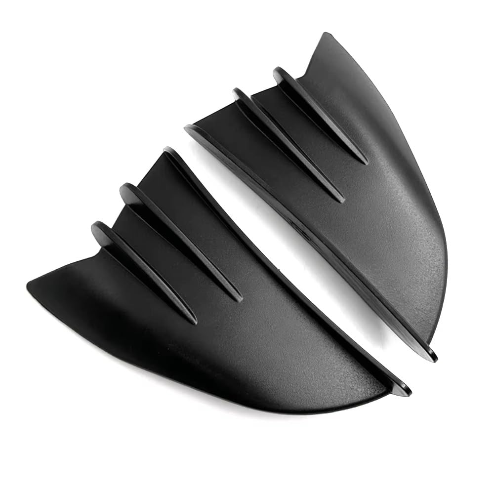 CLWYWUL Motorrad Spoiler Flügel Kompatibel Mit Suzuki Für GSX-R750 Für GSX1300R Für Hayabusa Für GSXR1000 2023 Motorrad Universal Winglet Aerodynamisches Flügelkit Spoiler(Black) von CLWYWUL