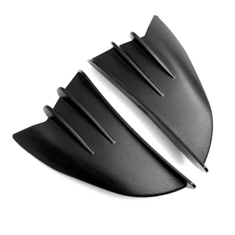 CLWYWUL Motorrad Spoiler Flügel Kompatibel Mit Suzuki Für GSX-R750 Für GSX1300R Für Hayabusa Für GSXR1000 2023 Motorrad Universal Winglet Aerodynamisches Flügelkit Spoiler(Black) von CLWYWUL