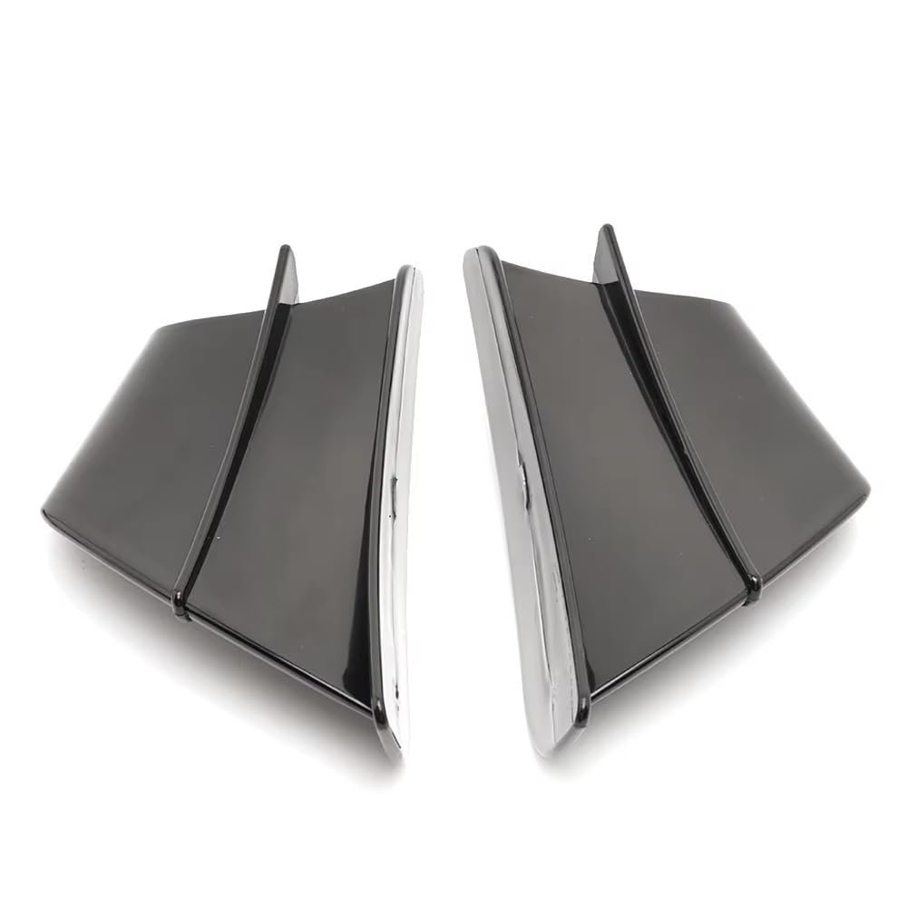 CLWYWUL Motorrad Spoiler Flügel Kompatibel Mit Suzuki Für GSXR600 Für GSXR750 Für GSXR1000 Verkleidungsseiten-Winglet-Flügel-Abweiser-Spoiler-Zubehör Spoiler-Zubehör(Black) von CLWYWUL