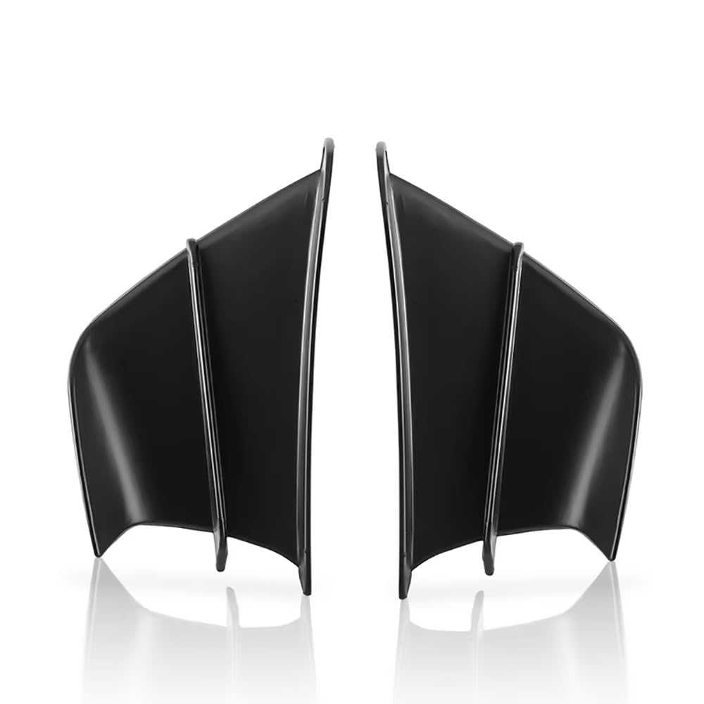 CLWYWUL Motorrad Spoiler Flügel Kompatibel Mit Suzuki Für Gsxr 600 Für Gsxr 1000 Motorradverkleidung Seitenflügel Aerodynamischer Flügelabweiser Spoiler Motorradspoiler(Bright Black) von CLWYWUL