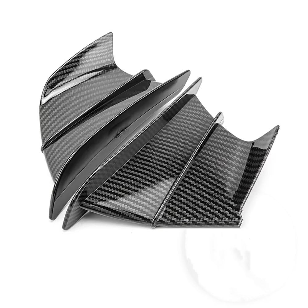 CLWYWUL Motorrad Spoiler Flügel Kompatibel Mit Suzuki Für Gsxr 600 Für Gsxr 1000 Motorradverkleidung Seitenflügel Aerodynamischer Flügelabweiser Spoiler Motorradspoiler(Forging Grain) von CLWYWUL