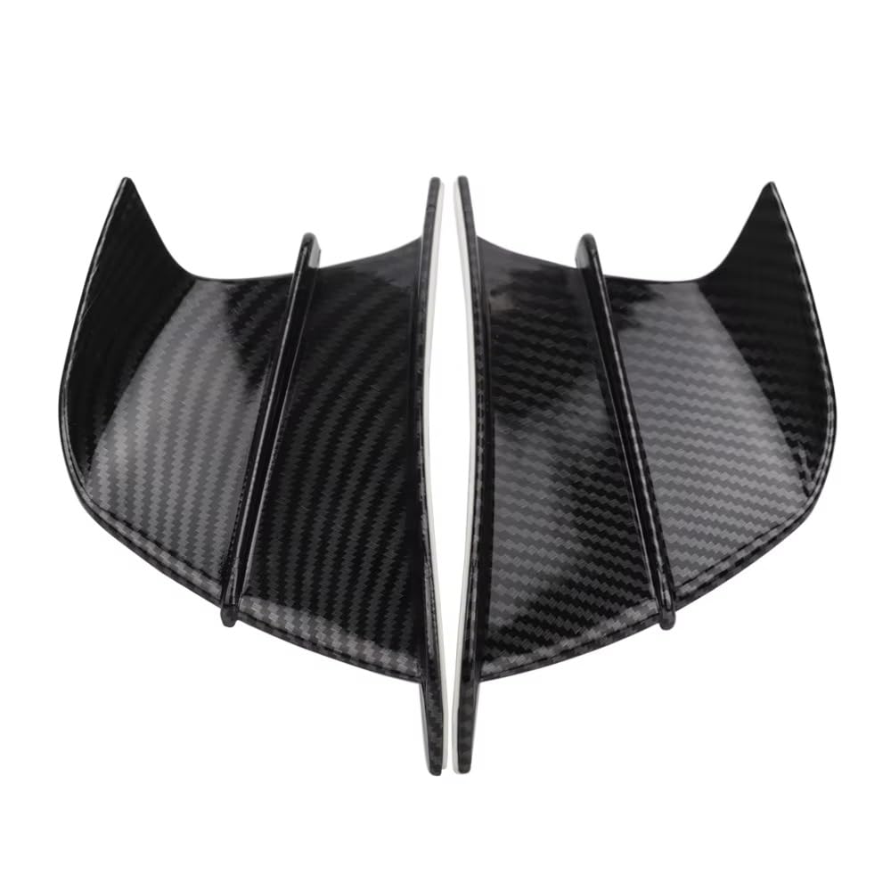 CLWYWUL Motorrad Spoiler Flügel Kompatibel Mit Yamaha Für FZ1 Für FZ6 Für FZ6R Für FZ8 Für FZS600 Für FZ16 Für FZ25 Für FJR1300 Motorrad Winglet Aerodynamischer Flügelsatz Spoiler(C) von CLWYWUL