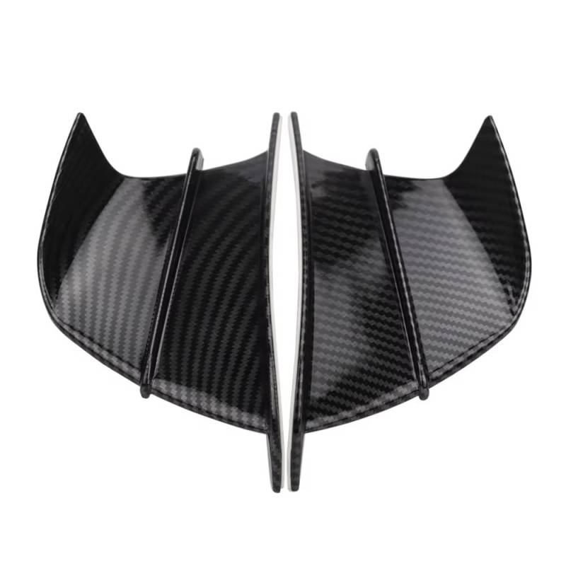 CLWYWUL Motorrad Spoiler Flügel Kompatibel Mit Yamaha Für FZ1 Für FZ6 Für FZ6R Für FZ8 Für FZS600 Für FZ16 Für FZ25 Für FJR1300 Motorrad Winglet Aerodynamischer Flügelsatz Spoiler(C) von CLWYWUL