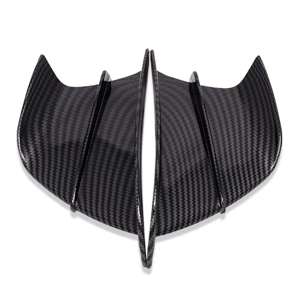 CLWYWUL Motorrad Spoiler Flügel Kompatibel Mit Yamaha Für FZ6 Für FZ6R Für FZ8 Für FZS600 Für FZ16 Für FZ25 Für FJR1300 Motorrad Winglet Aerodynamischer Flügelsatz Spoiler(B) von CLWYWUL