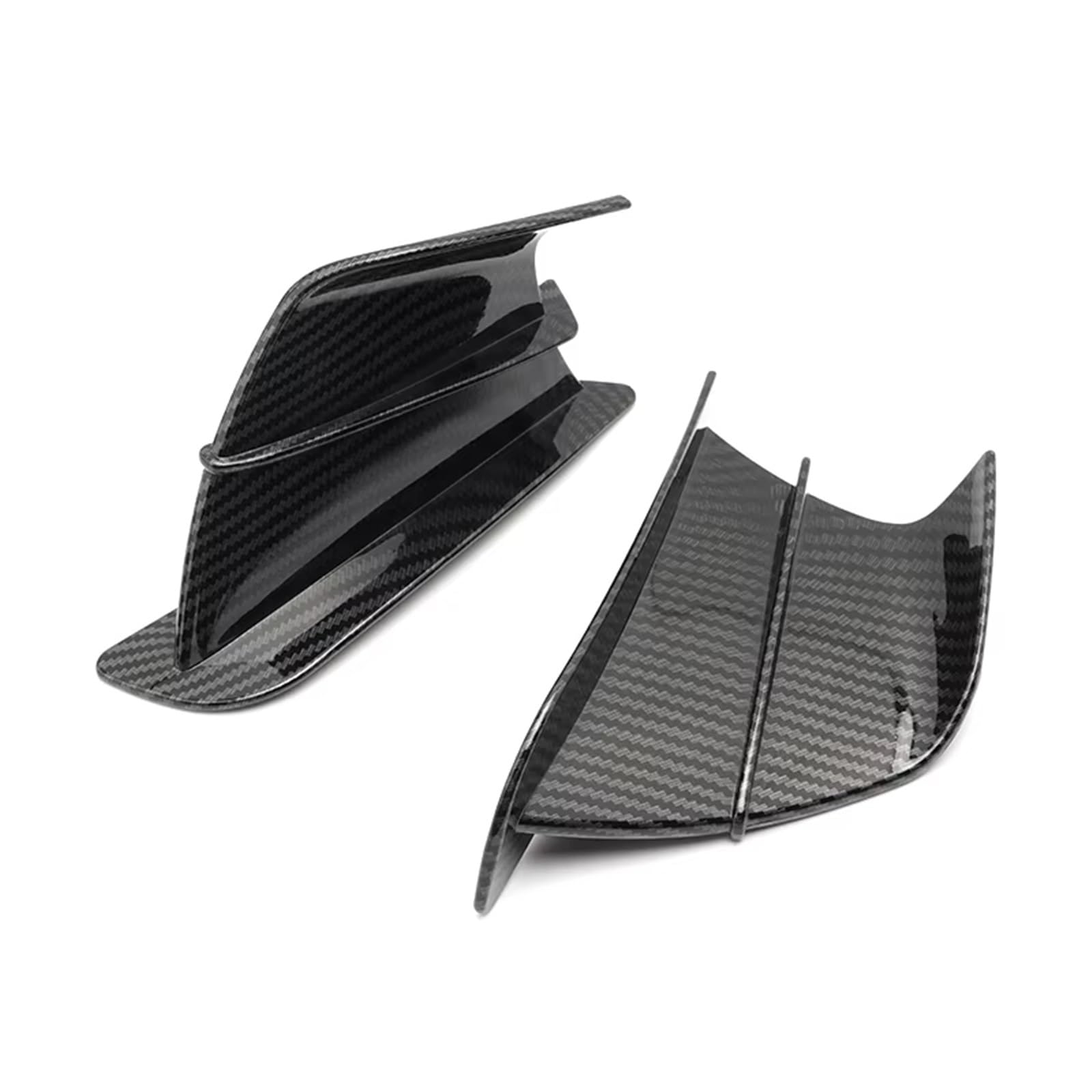 CLWYWUL Motorrad Spoiler Flügel Kompatibel Mit Yamaha Für MT07 Für MT09 Für YZFR1 Für YZFR3 Für YFZ450 Motorrad-Seiten-Winglet-Spoiler Windfluss-Befestigungsflügel-Frontverkleidung(Bright Black) CLWYWUL Motorrad Spoiler Flügel Kompatibel Mit Yamaha Für MT07 Für MT09 Für YZFR1 Für YZFR3 Für YFZ450 Motorrad-Seiten-Winglet-Spoiler Windfluss-Befestigungsflügel-Frontverkleidung(Bright Black) von CLWYWUL