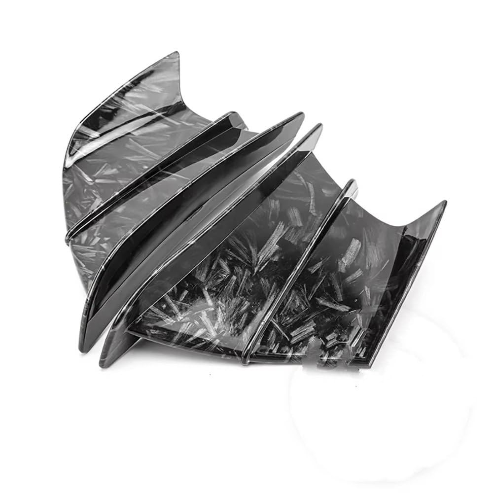CLWYWUL Motorrad Spoiler Flügel Kompatibel Mit Yamaha Für R1 Für R6 Für R7 Für R25 Für MT07 Universal-Motorrad-Winglet-Fit Fiber-Look Winglet Aerodynamischer Spoilerflügel(Forged Grain Texture) CLWYWUL Motorrad Spoiler Flügel Kompatibel Mit Yamaha Für R1 Für R6 Für R7 Für R25 Für MT07 Universal-Motorrad-Winglet-Fit Fiber-Look Winglet Aerodynamischer Spoilerflügel(Forged Grain Texture) von CLWYWUL
