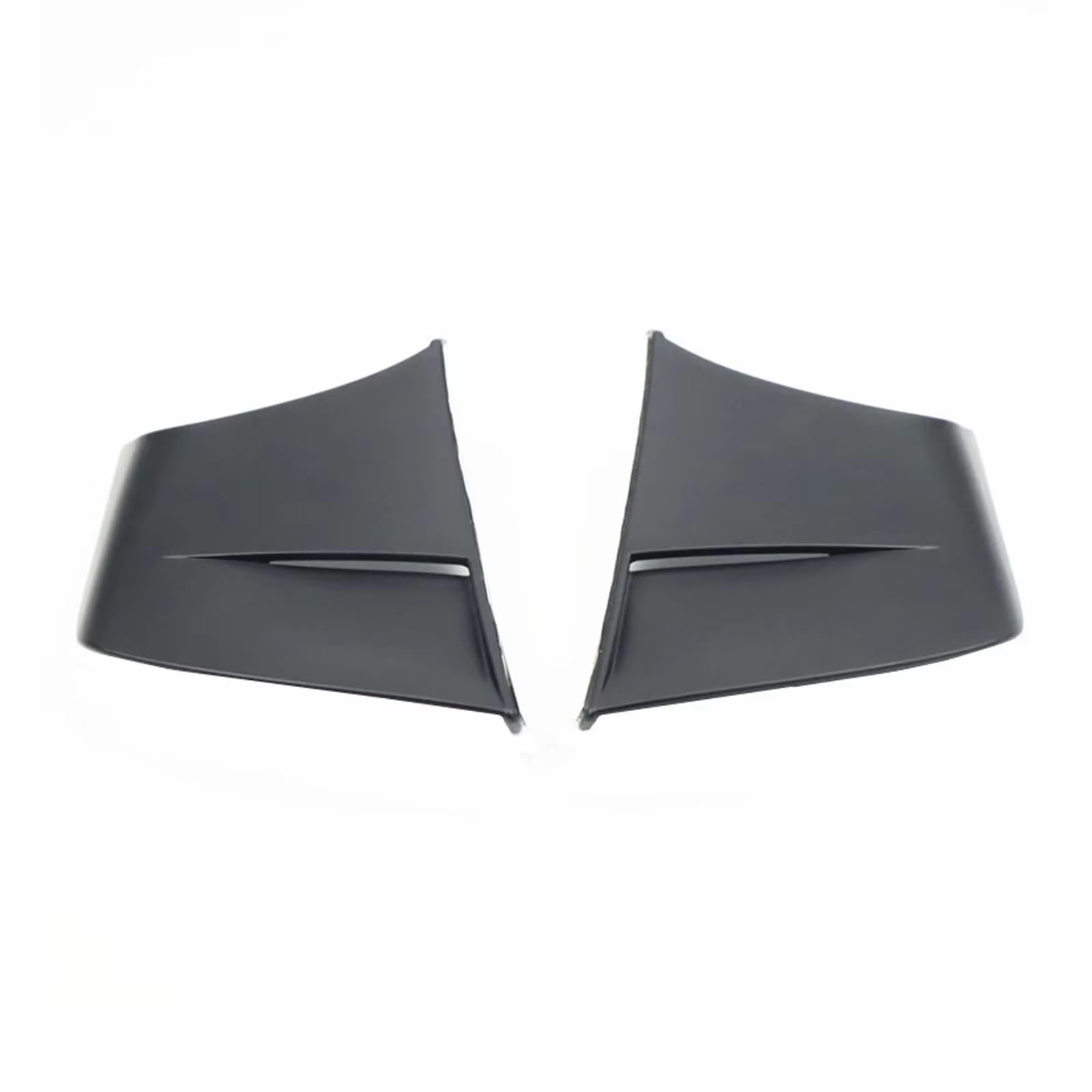 CLWYWUL Motorrad Spoiler Flügel Kompatibel Mit Yamaha Für R3 Für R25 Motorrad Universal Winglet Aerodynamischer Spoiler Für Wing Kit Mit Selbstklebendem Motorrad-Dekorationsaufkleber(Matte Black) von CLWYWUL