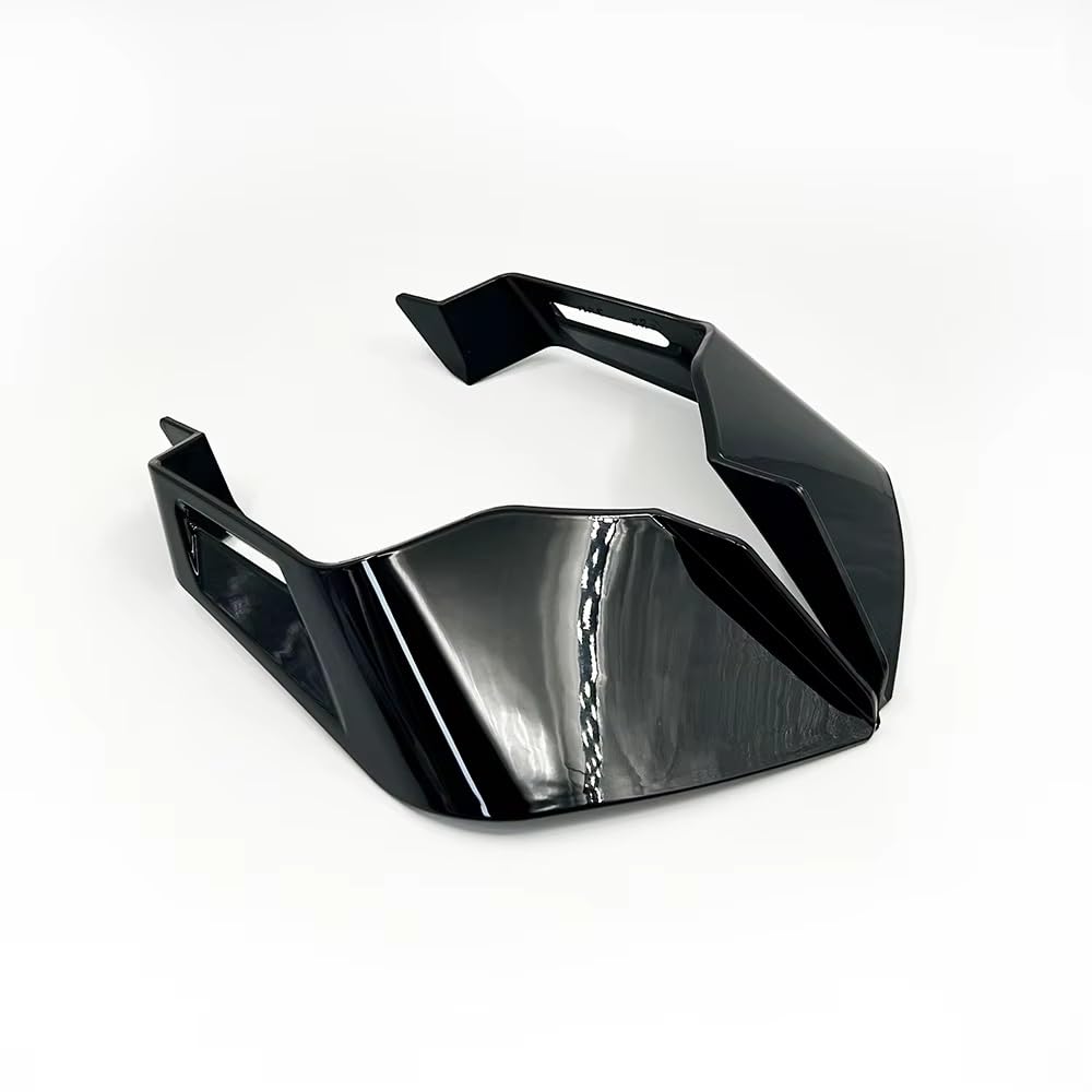 CLWYWUL Motorrad Spoiler Flügel Kompatibel Mit Yamaha Für YZF Für R1 Universal Downforce Racing Spoiler Aero Winglets Universal Downforce Racing Spoiler Aero Winglets(Bright Black) von CLWYWUL