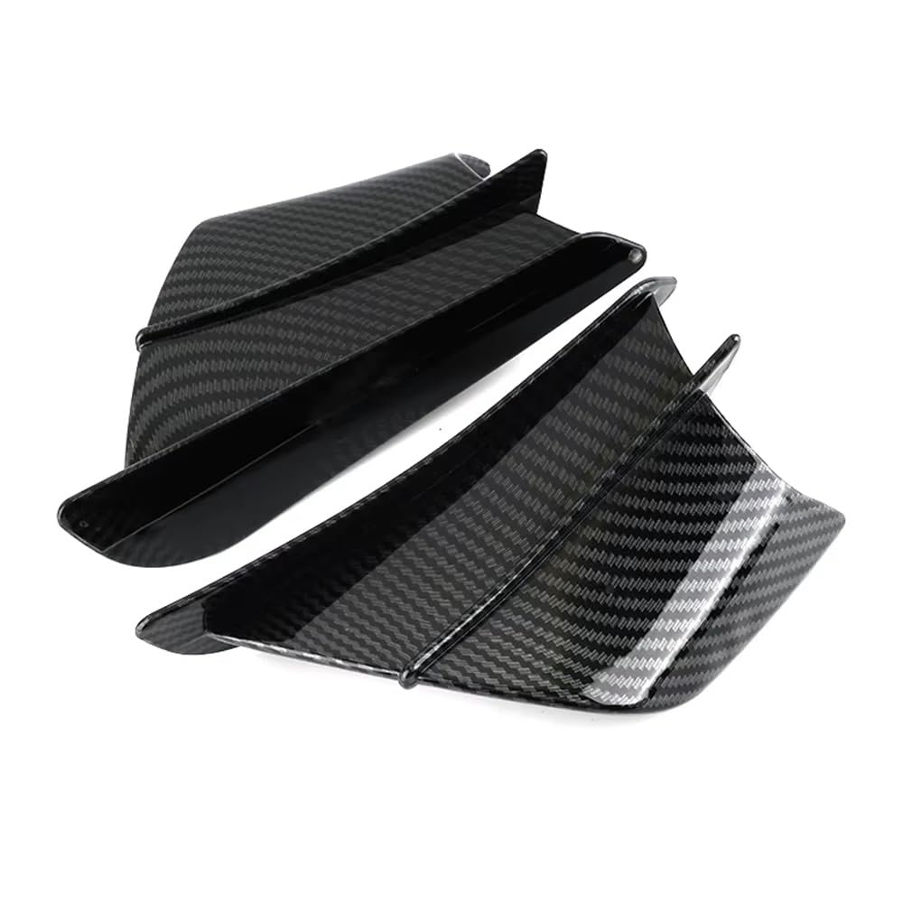 CLWYWUL Motorrad Spoiler Flügel Kompatibel Mit Yamaha Für YZF R1 Für R1M Für R1S Für R7 Für R125 Für FZ6R Motorradverkleidung Seitenflügel Aerodynamischer Flügelabweiser Spoiler(Carbon Fibre) CLWYWUL Motorrad Spoiler Flügel Kompatibel Mit Yamaha Für YZF R1 Für R1M Für R1S Für R7 Für R125 Für FZ6R Motorradverkleidung Seitenflügel Aerodynamischer Flügelabweiser Spoiler(Carbon Fibre) von CLWYWUL