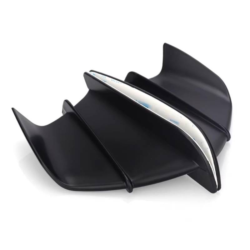 CLWYWUL Motorrad Spoiler Flügel Kompatibel Mit Yamaha Für YZF R1 Für YZF R1M Für YZF R25 Motorrad Winglet Aerodynamische Seitenflügel Spoiler Teile Motorrad Seitenflügel(Black) von CLWYWUL
