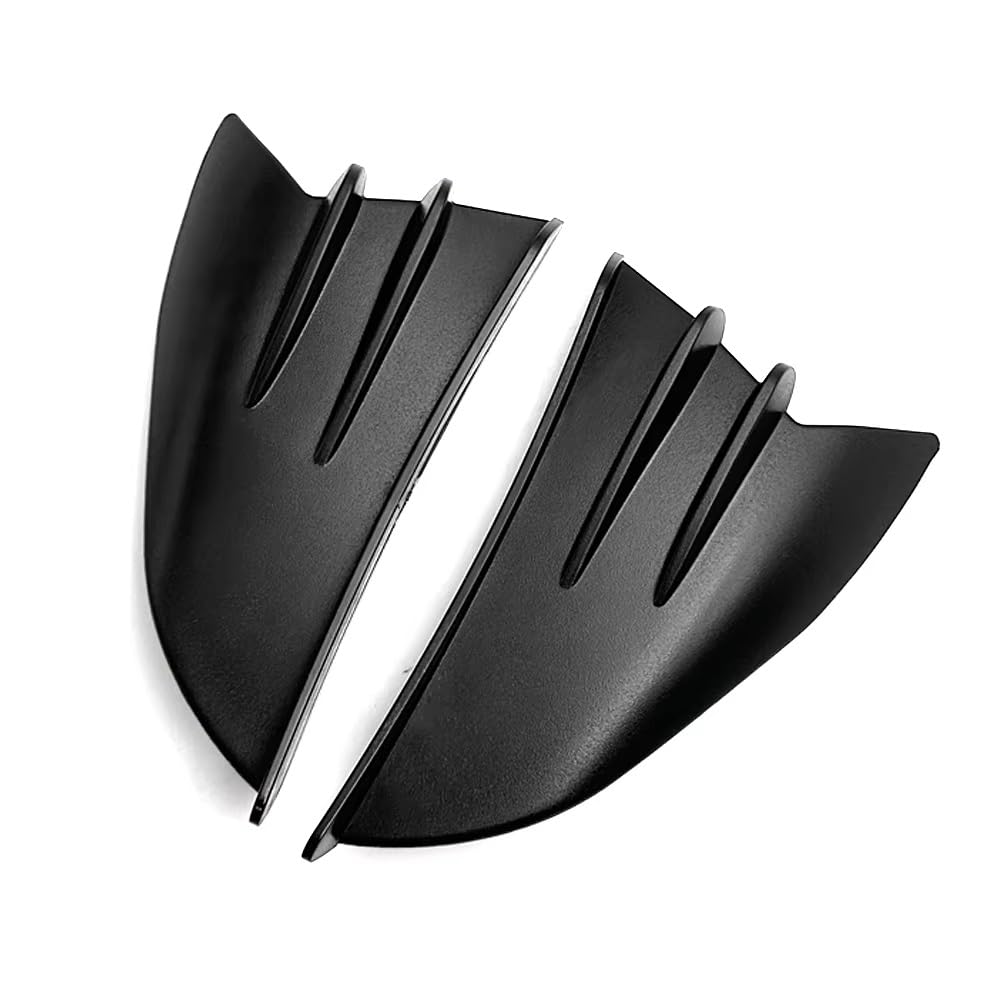 CLWYWUL Motorrad Spoiler Flügel Kompatibel Mit Yamaha Für YZF R1 Für YZF R3 Für YZF R6 Für YZF R7 Für YZF R25 Ganzjähriger Motorrad-Winglet Aerodynamischer Seitenflügel-Flossenspoiler(Black) von CLWYWUL