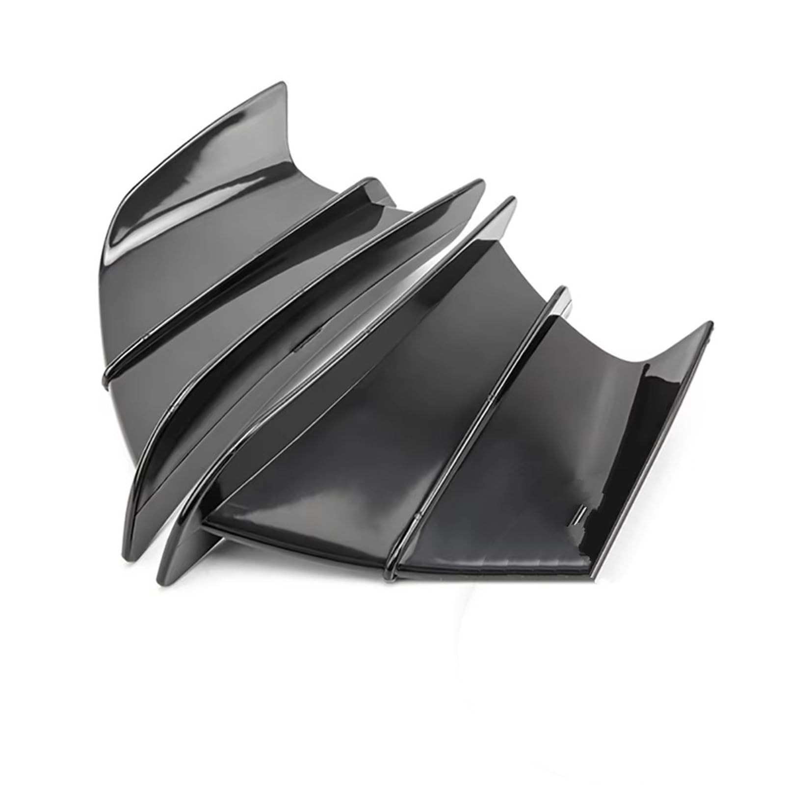 CLWYWUL Motorrad Spoiler Flügel Kompatibel Mit Yamaha Für YZF-R1 Für YZF-R3 Universal-Motorrad-Winglet Aerodynamischer Spoilerflügel Mit Selbstklebendem Motorrad-Dekorationsaufkleber(Bright Black) CLWYWUL Motorrad Spoiler Flügel Kompatibel Mit Yamaha Für YZF-R1 Für YZF-R3 Universal-Motorrad-Winglet Aerodynamischer Spoilerflügel Mit Selbstklebendem Motorrad-Dekorationsaufkleber(Bright Black) von CLWYWUL