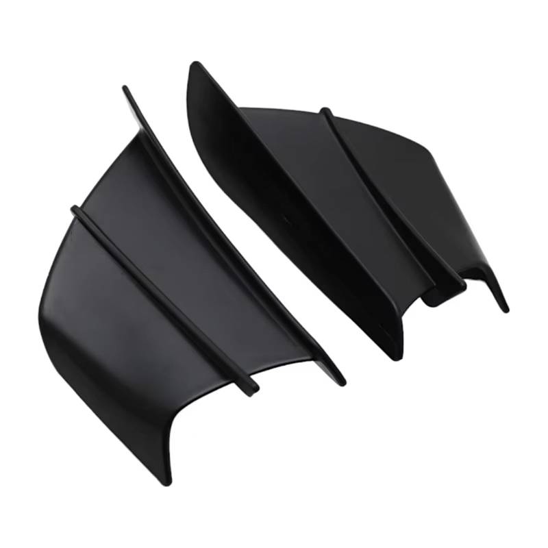 CLWYWUL Motorrad Spoiler Flügel Kompatibel Mit Yamaha Für YZFR1 Für YZFR6 Für YZFR25 Motorrad Winglet Aerodynamischer Seitenflügel Fin Spoiler Aerodynamischer Seitenflügel Fin Spoiler(Matte Black) von CLWYWUL