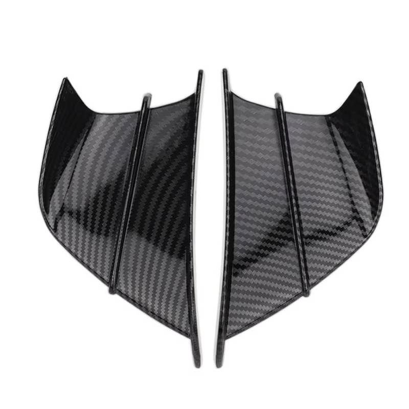 CLWYWUL Motorrad Spoiler Flügel Kompatibel Mit Z900 Für Z650 Für Z800 Für Z1000SX Für Ninja 1000 Tourer Für Z1000 Motorrad Winglet Aerodynamischer Flügelsatz Spoiler(C) von CLWYWUL