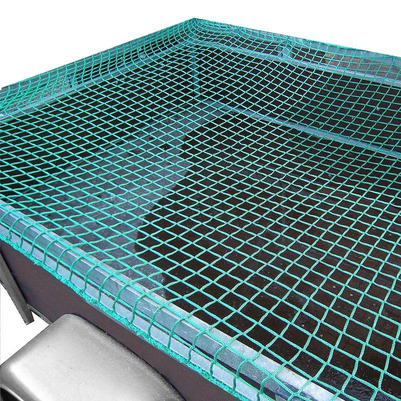 CMC Hängernetz 2,5m x 4m zur Ladungssicherung, Abdecknetz aus 100% hochreißfestem Nylon mit Gummiseil für LKW, Van von CMC