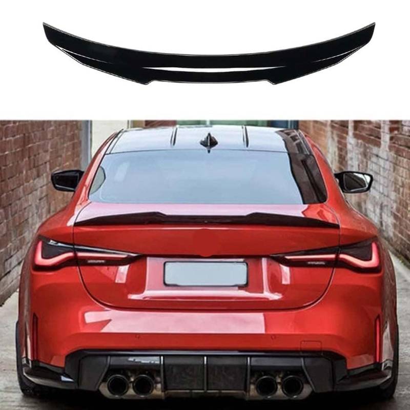 Auto Heckspoiler für BMW G22 G82 4 Series Coupe 420d 420i 430i 430d M4 2020-2023, Spoiler KofferraumSpoiler Autodach Rear Spoiler Autoteile. von CMQISHAN