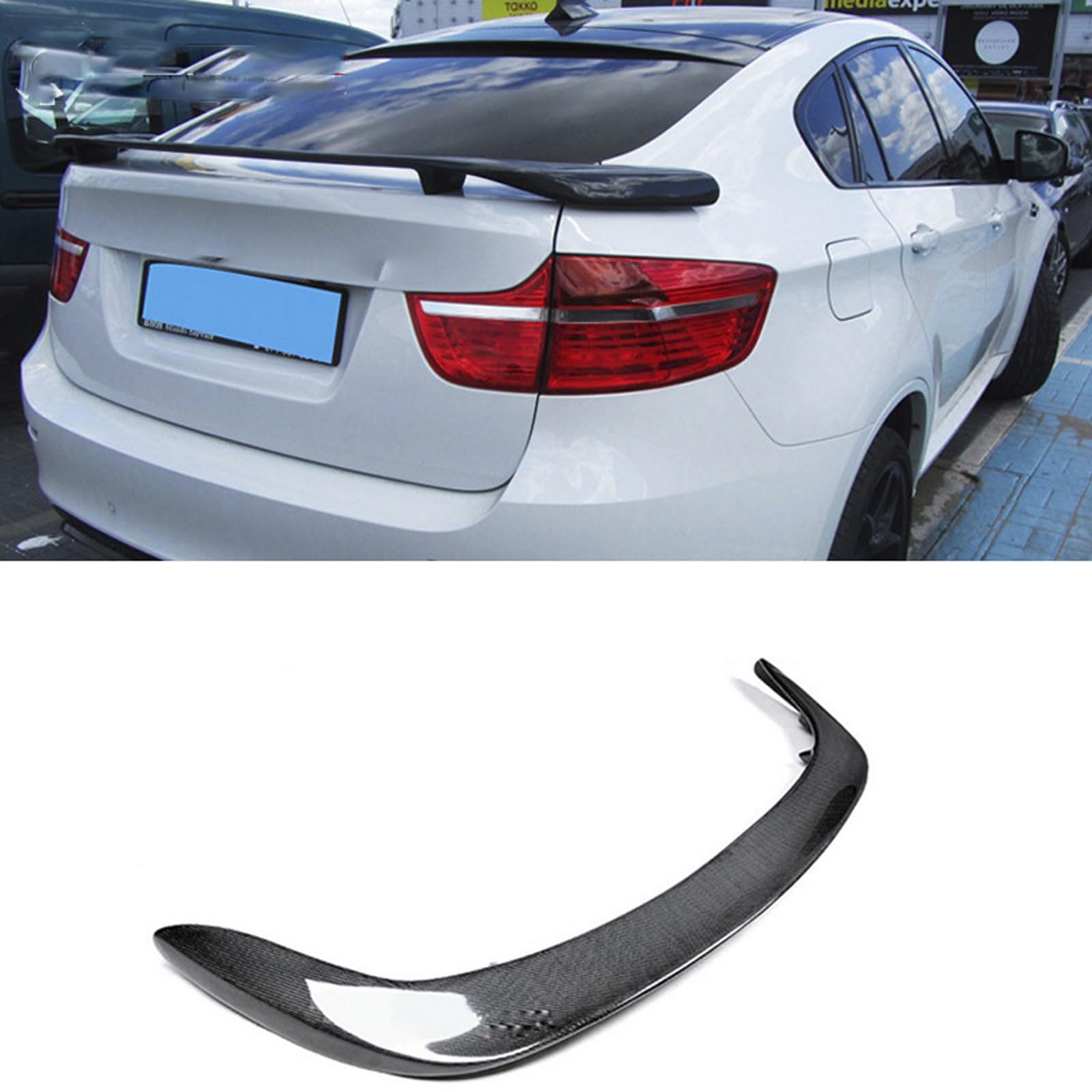Auto Heckspoiler für BMW X6 E71 2009 2010 2011 2012 2013 2014, Spoiler KofferraumSpoiler Autodach Rear Spoiler Autoteile. Auto Heckspoiler für BMW X6 E71 2009 2010 2011 2012 2013 2014, Spoiler KofferraumSpoiler Autodach Rear Spoiler Autoteile. von CMQISHAN