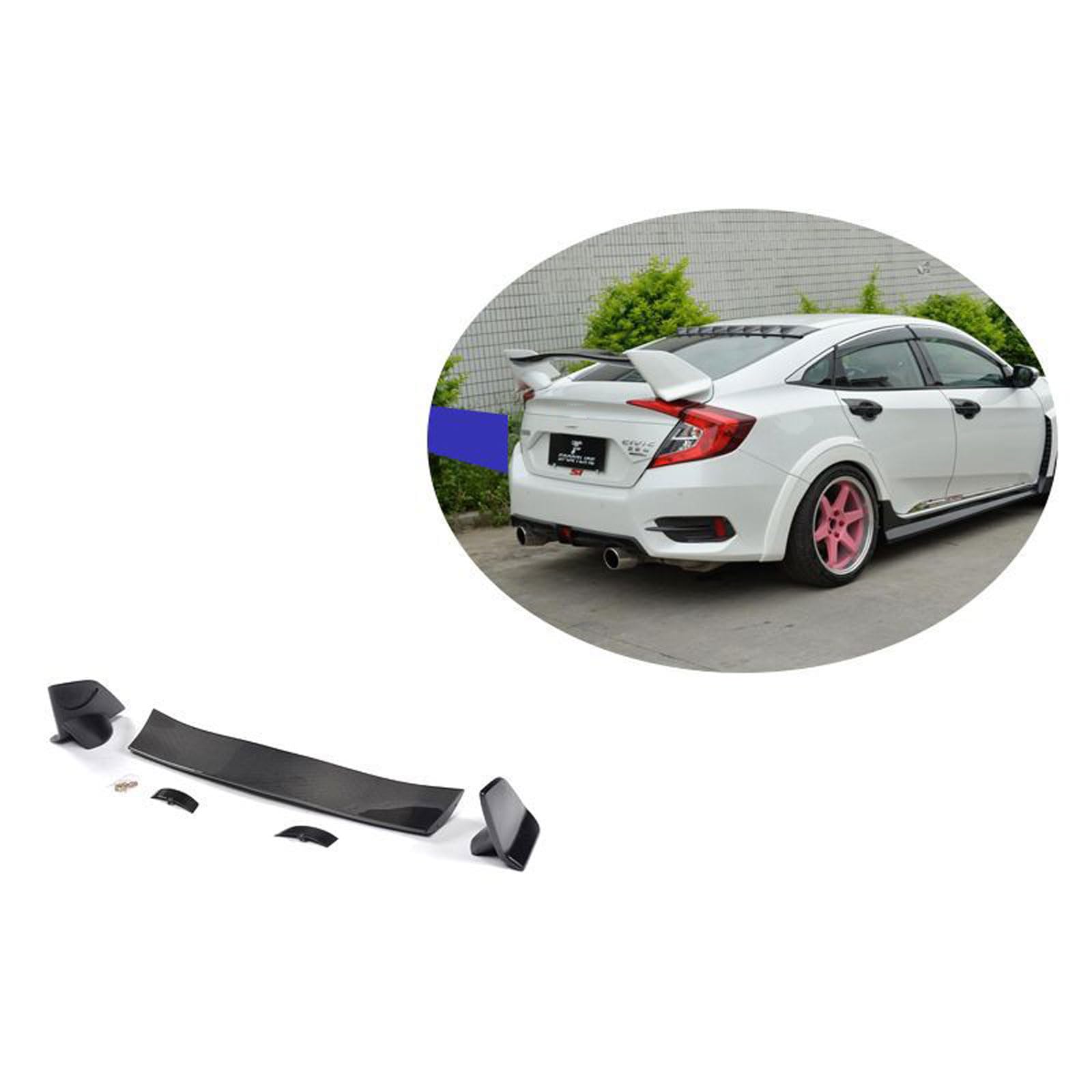 Auto Heckspoiler für Civic Type R, Spoiler KofferraumSpoiler Autodach Rear Spoiler Autoteile. Auto Heckspoiler für Civic Type R, Spoiler KofferraumSpoiler Autodach Rear Spoiler Autoteile. von CMQISHAN
