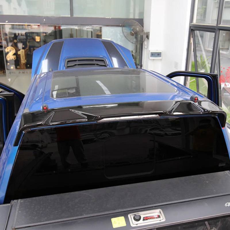 Auto Heckspoiler für Ford F150 2017 2018 2019 2020, Spoiler KofferraumSpoiler Autodach Rear Spoiler Autoteile.,Gloss Black von CMQISHAN