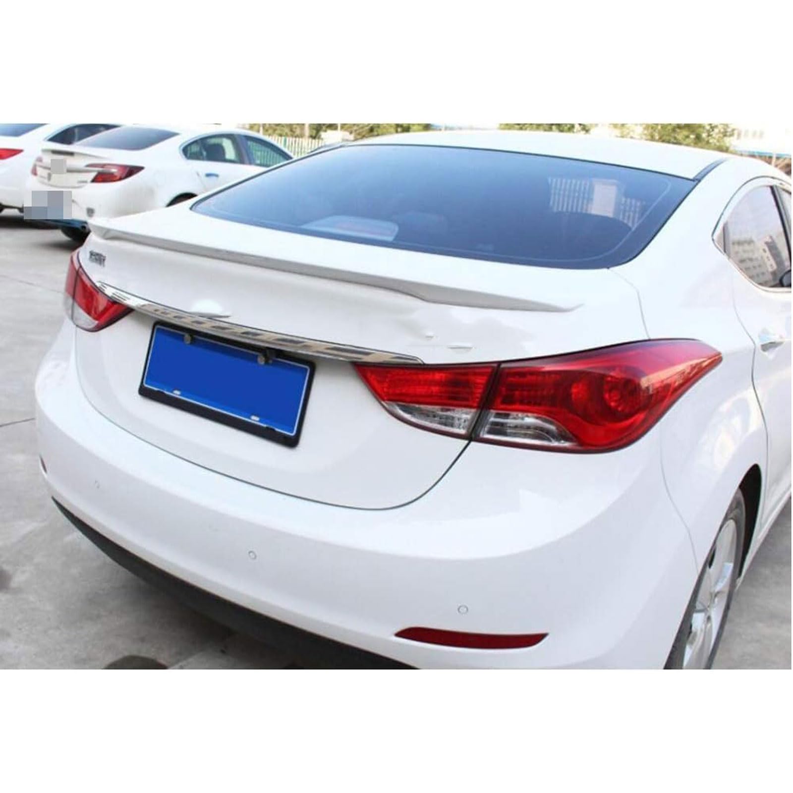 Auto Heckspoiler für Hyundai Elantra 2012 2013 2014 2015, Spoiler KofferraumSpoiler Autodach Rear Spoiler Autoteile.,White Auto Heckspoiler für Hyundai Elantra 2012 2013 2014 2015, Spoiler KofferraumSpoiler Autodach Rear Spoiler Autoteile.,White von CMQISHAN