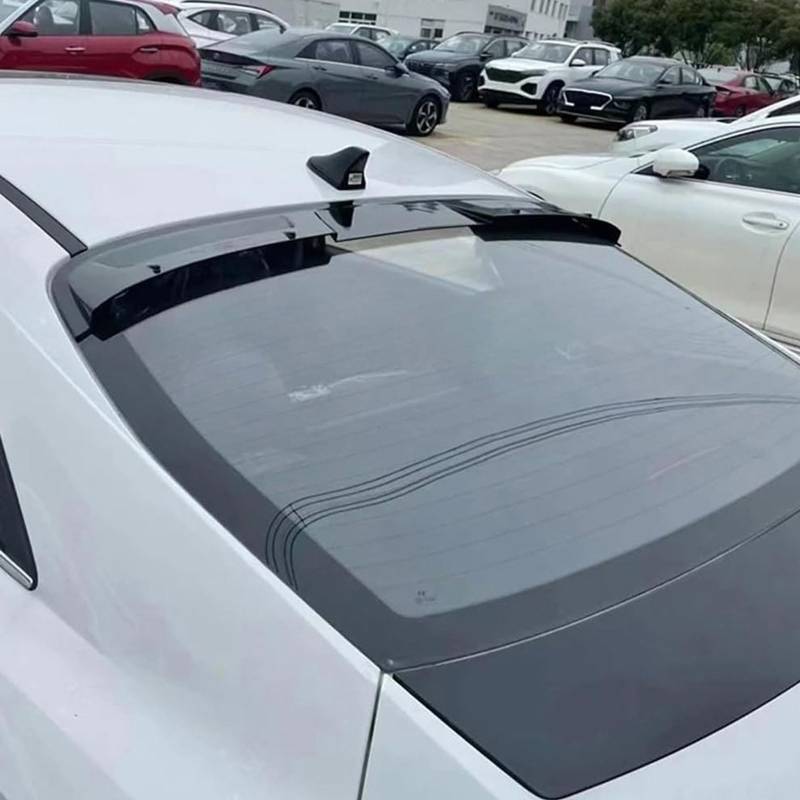 Auto Heckspoiler für Hyundai Elantra Avante CN7 2020 2021 2022, Spoiler KofferraumSpoiler Autodach Rear Spoiler Autoteile.,Gloss Black von CMQISHAN