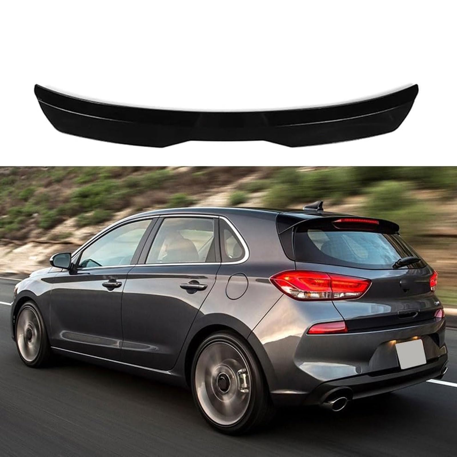Auto Heckspoiler für Hyundai Elantra GT 2013 2014 2015 2016 2017, Spoiler KofferraumSpoiler Autodach Rear Spoiler Autoteile.,Gloss Black Auto Heckspoiler für Hyundai Elantra GT 2013 2014 2015 2016 2017, Spoiler KofferraumSpoiler Autodach Rear Spoiler Autoteile.,Gloss Black von CMQISHAN