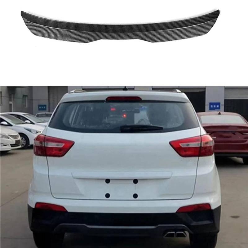 Auto Heckspoiler für Hyundai IX25 2014 2015 2016 2017 2018 2019, Spoiler KofferraumSpoiler Autodach Rear Spoiler Autoteile.,Carbon Fiber Look von CMQISHAN