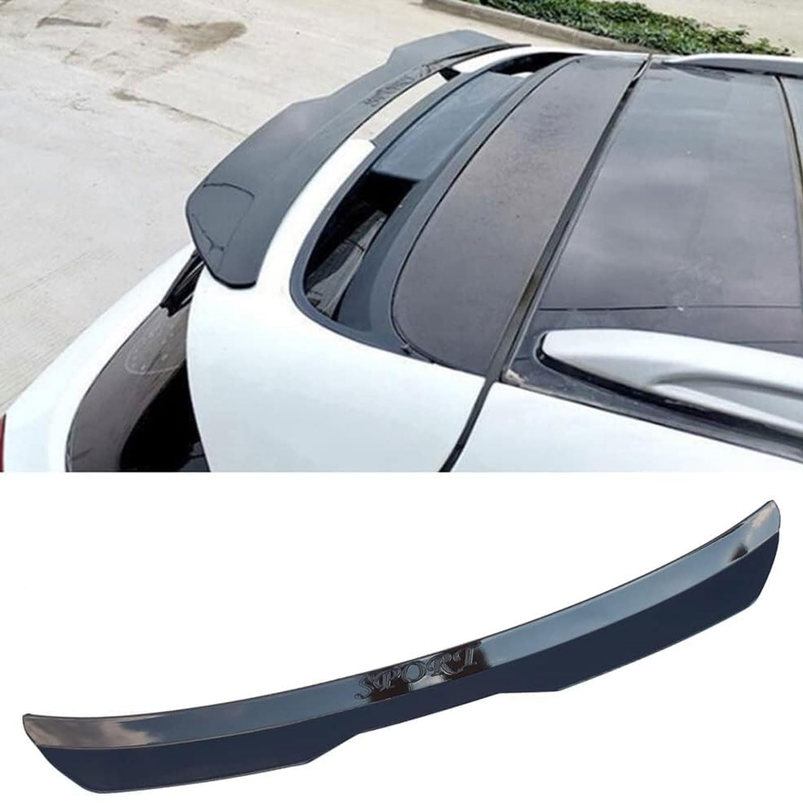 Auto Heckspoiler für Hyundai iX20 2010-2017 2018 2019 2020, Spoiler KofferraumSpoiler Autodach Rear Spoiler Autoteile.,Gloss Black Auto Heckspoiler für Hyundai iX20 2010-2017 2018 2019 2020, Spoiler KofferraumSpoiler Autodach Rear Spoiler Autoteile.,Gloss Black von CMQISHAN