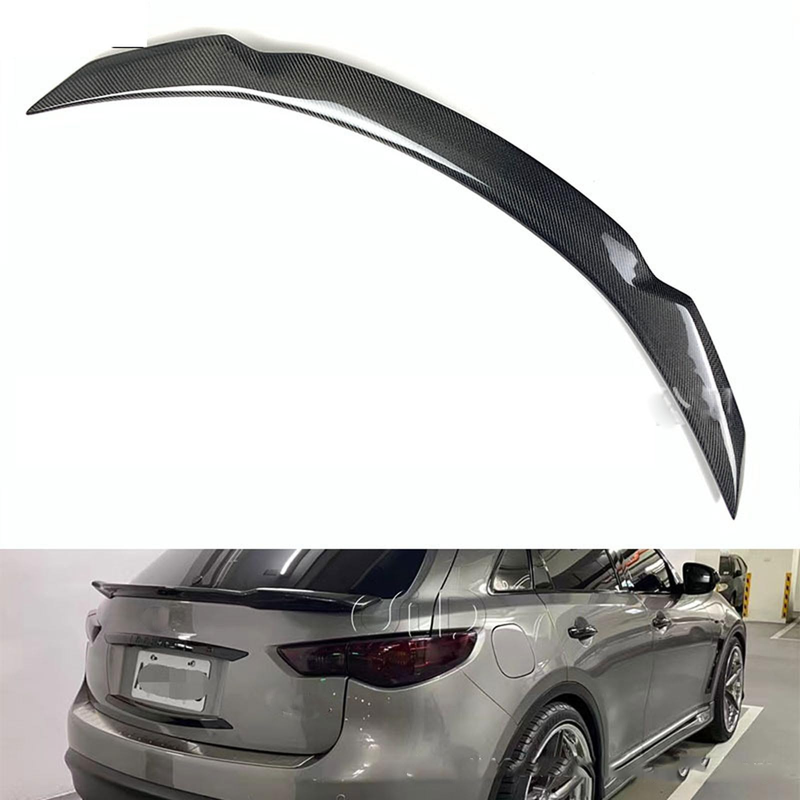 Auto Heckspoiler für Infiniti FX35 QX70, Spoiler KofferraumSpoiler Autodach Rear Spoiler Autoteile. Auto Heckspoiler für Infiniti FX35 QX70, Spoiler KofferraumSpoiler Autodach Rear Spoiler Autoteile. von CMQISHAN