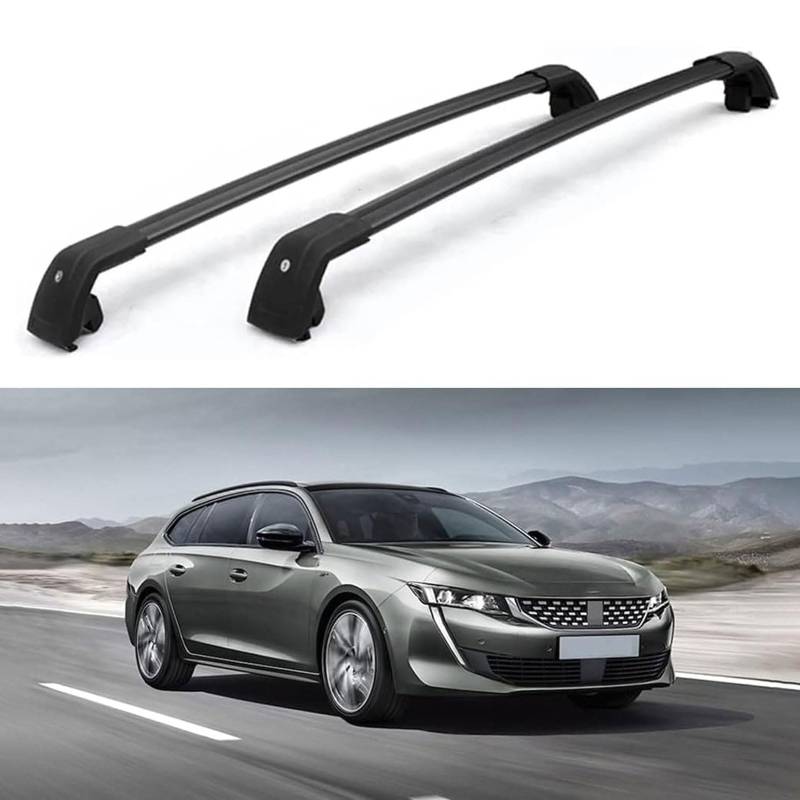 Dachträger Für Peugeot 508 SW 2019 2020 2021 Gepäckträger Bar Relingträger Top Dachträger Relingträger. von CMQISHAN